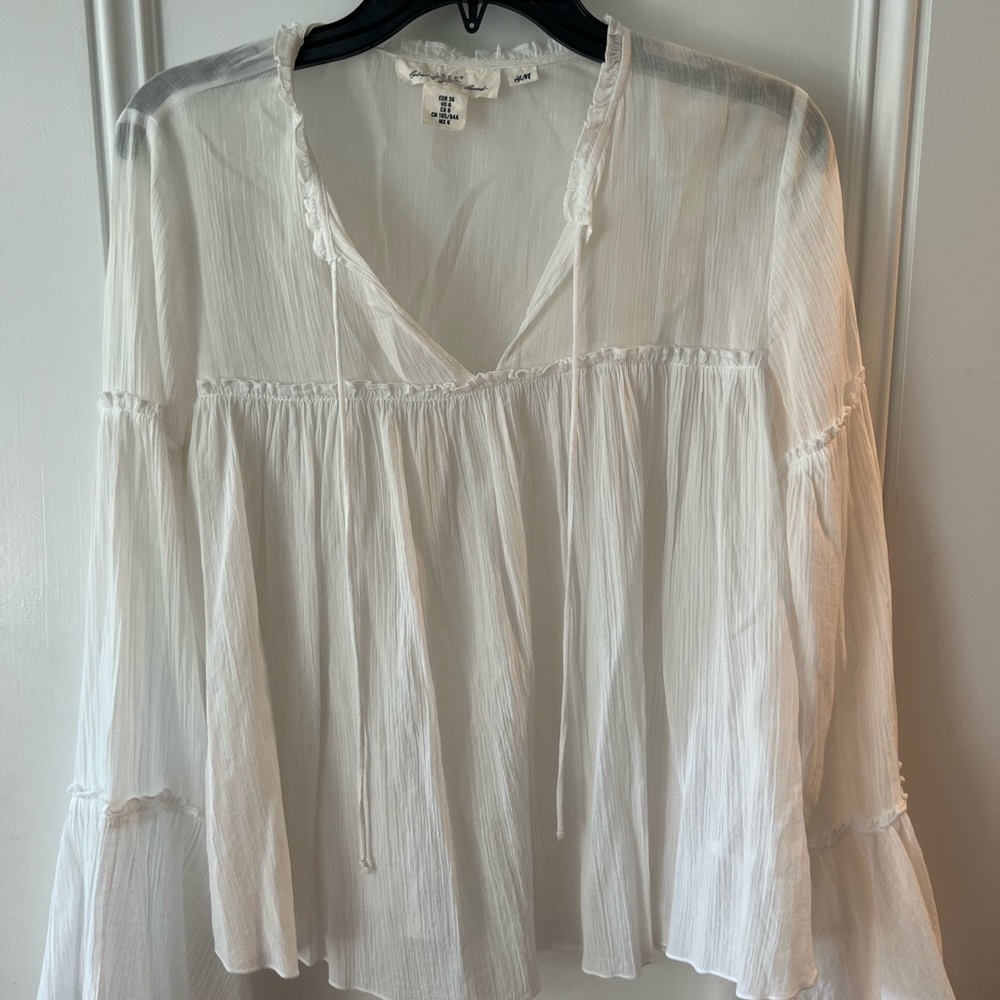 H&M peasant top